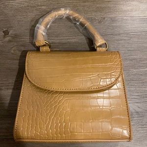 Faux leather bag